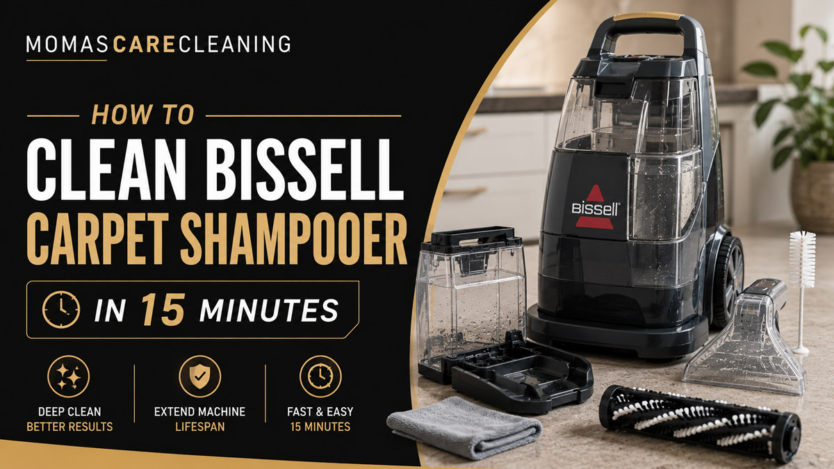 How to Clean Bissell Carpet Shampooer