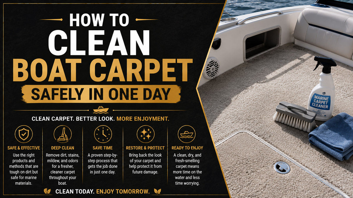 How to Clean Boat Carpet Safely