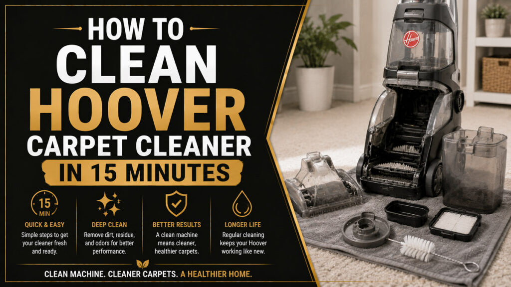 How to Clean Hoover Carpet Cleaner