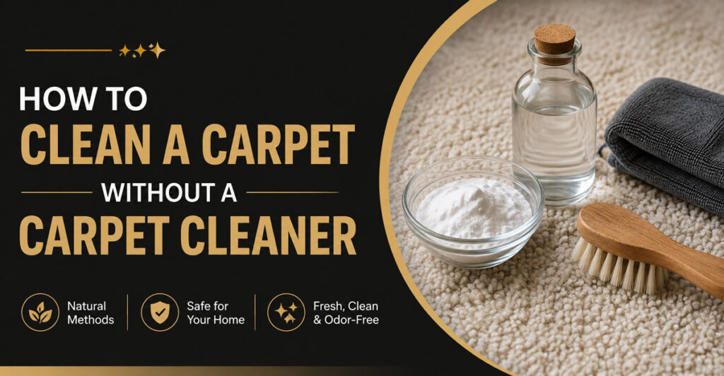 How to Clean a Carpet Without a Carpet Cleaner