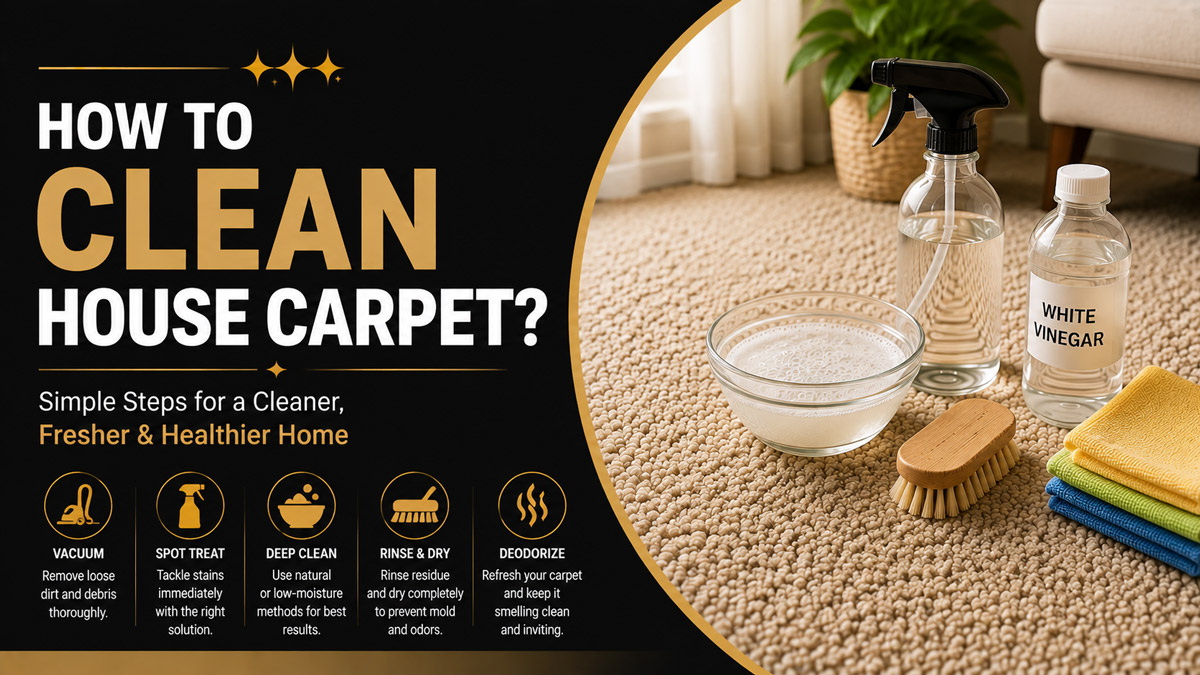 How to Clean House Carpet