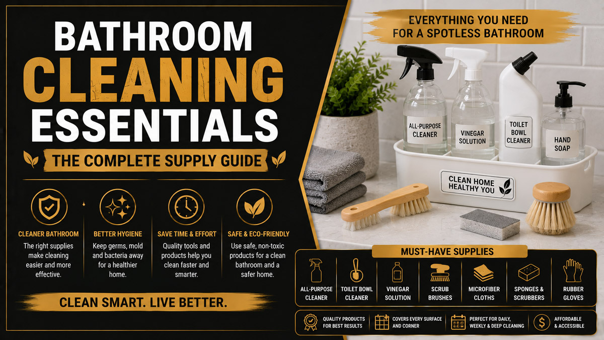 Bathroom Cleaning Essentials