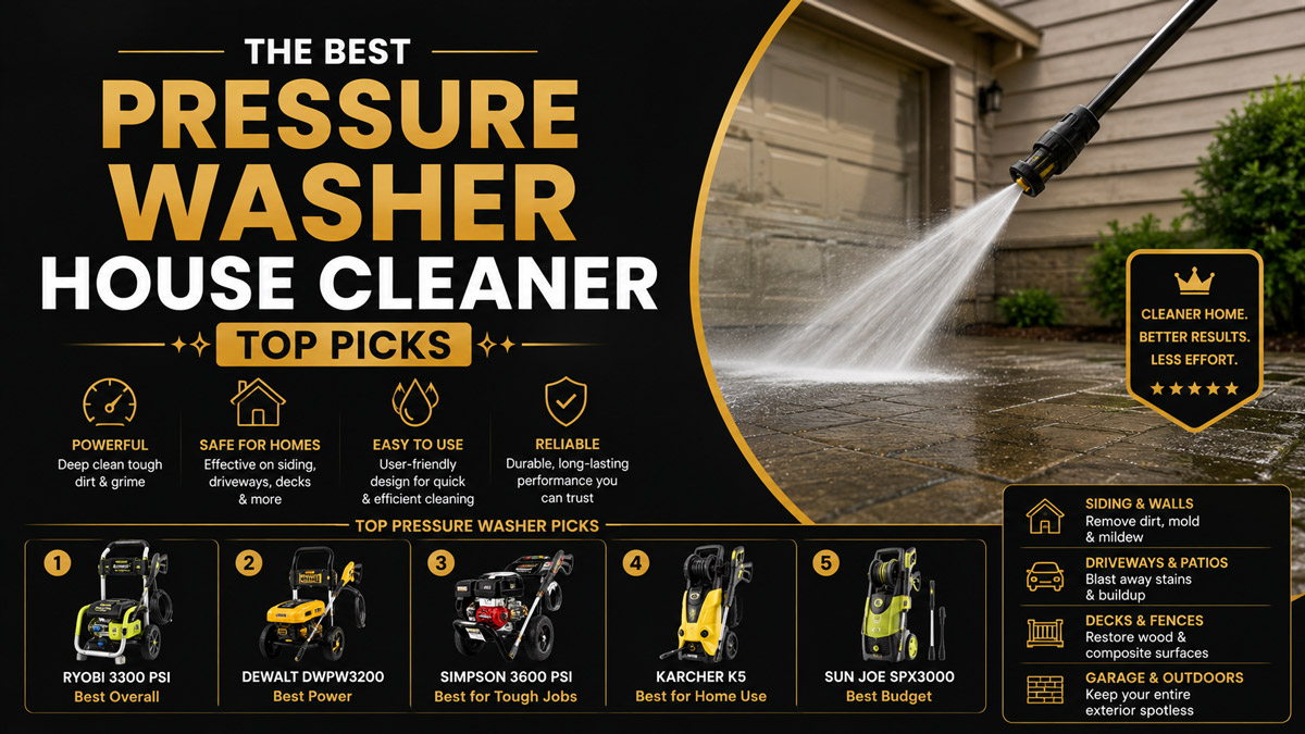Best Pressure Washer House Cleaner Top Picks