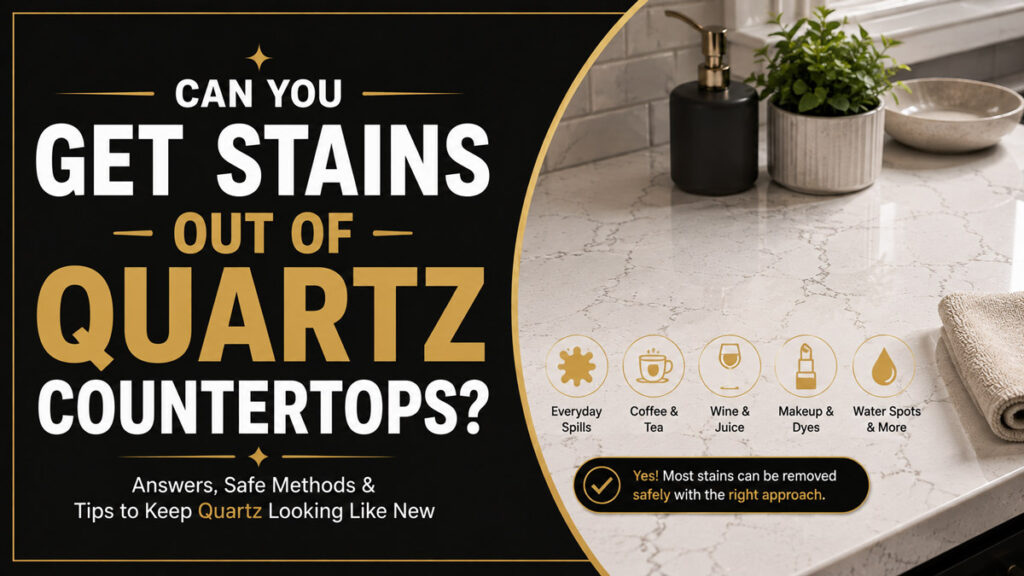 Can You Get Stains Out Of Quartz Countertops
