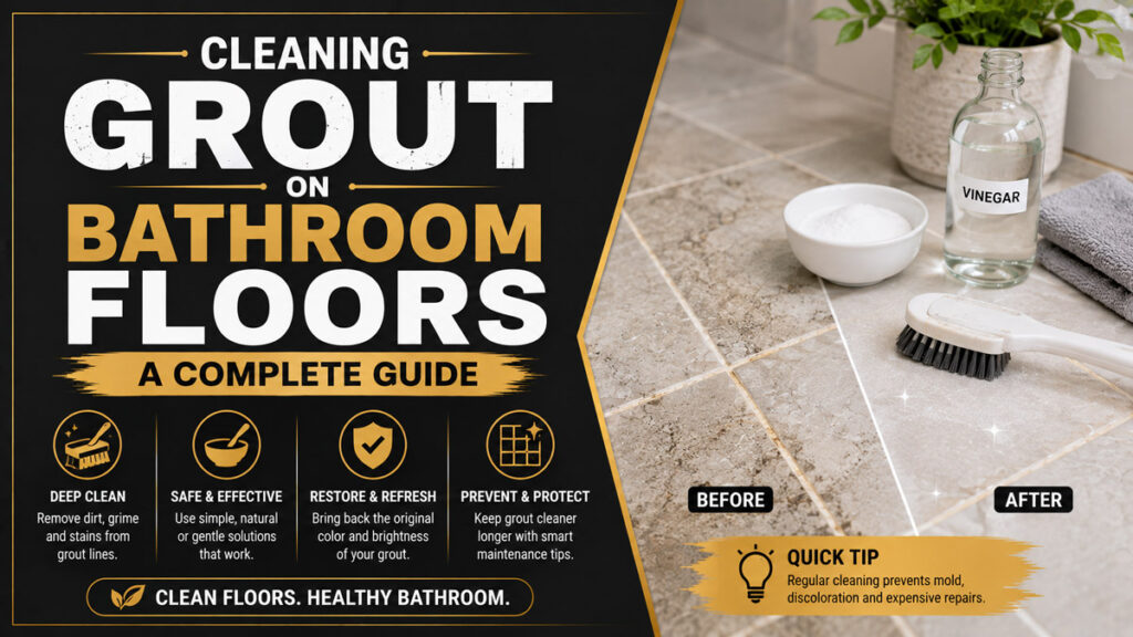 Cleaning Grout on Bathroom Floors