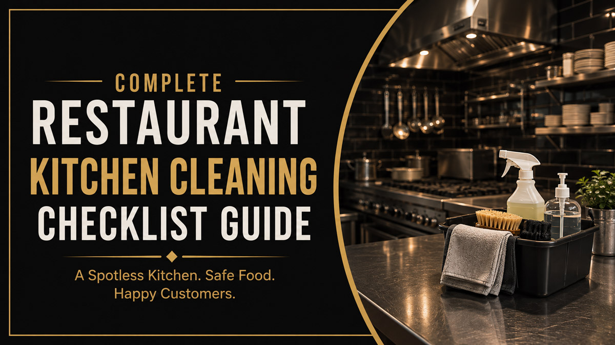 Complete Restaurant Kitchen Cleaning Checklist Guide