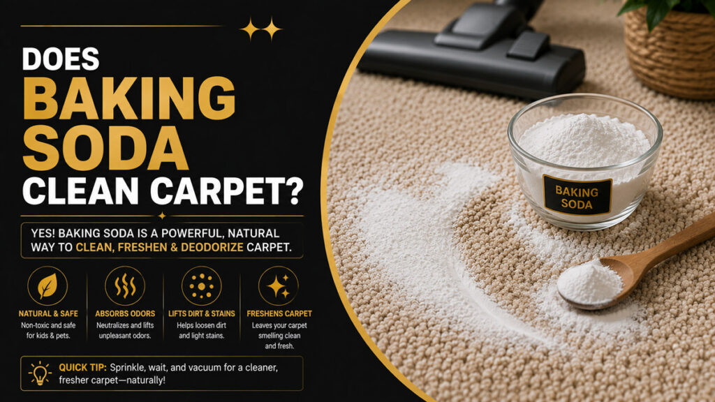 Does Baking Soda Clean Carpet