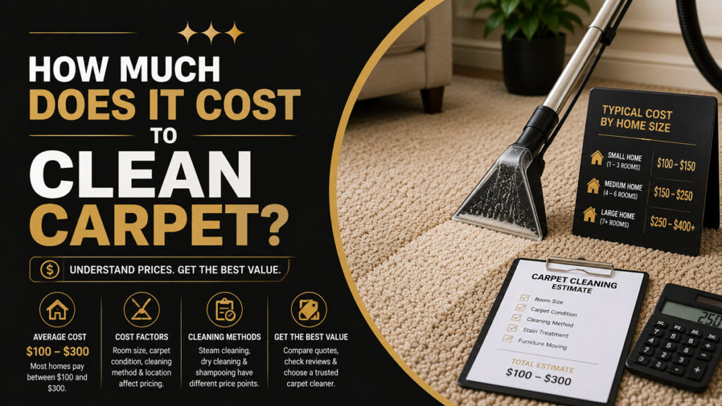 How Much Does It Cost to Clean Carpet