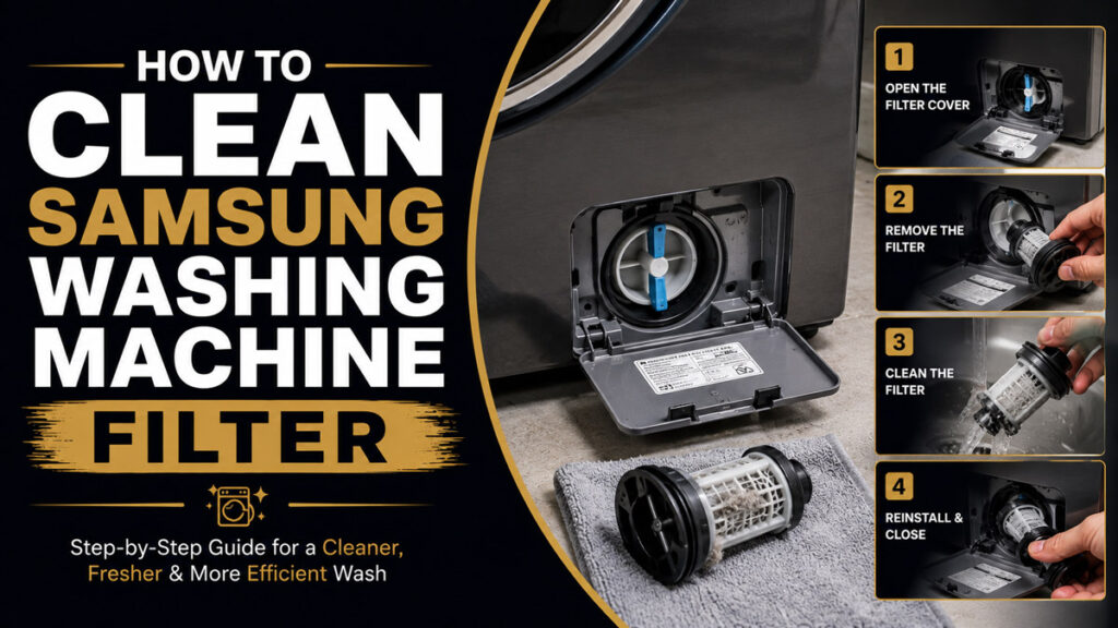 How To Clean Samsung Washing Machine Filter