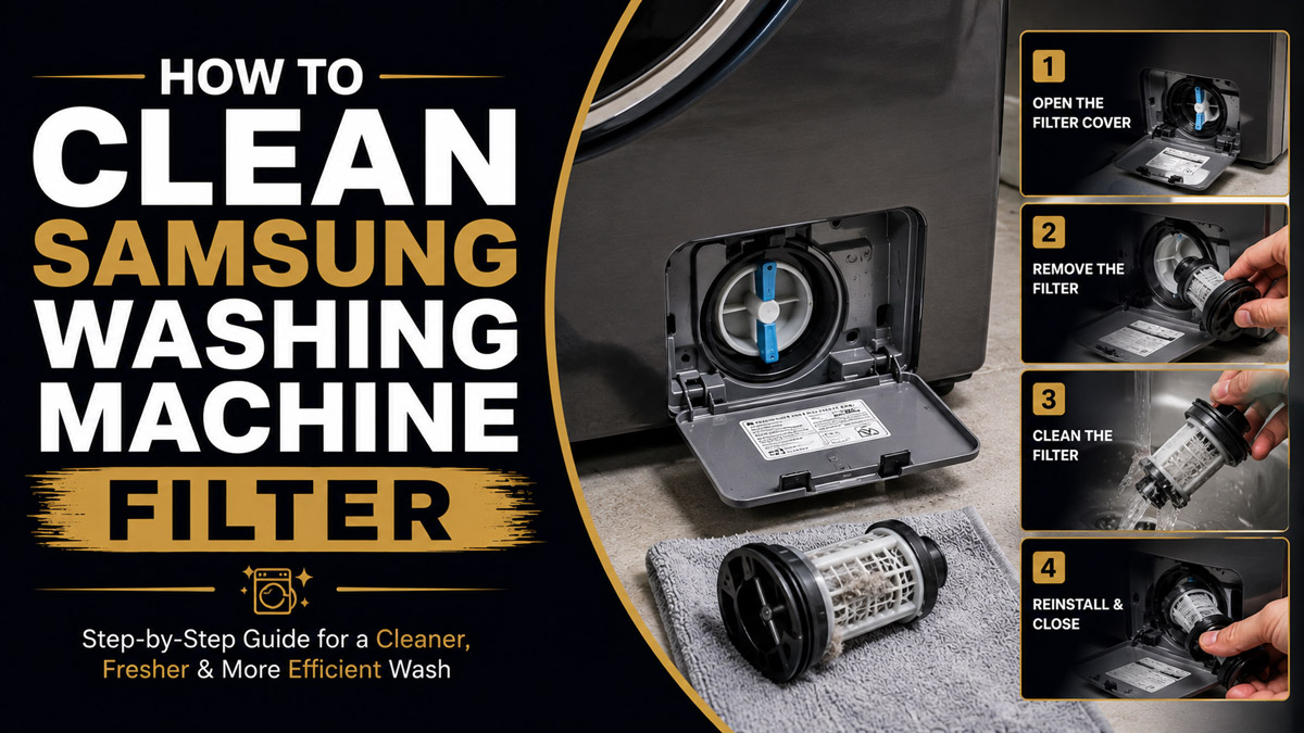 How To Clean Samsung Washing Machine Filter