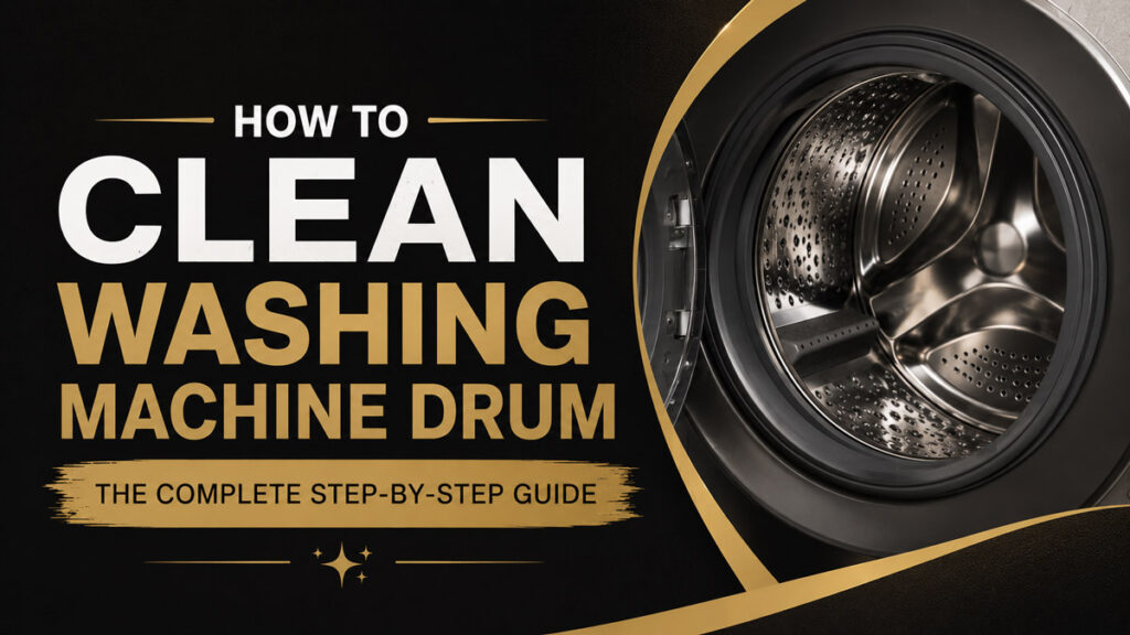 How To Clean Washing Machine Drum