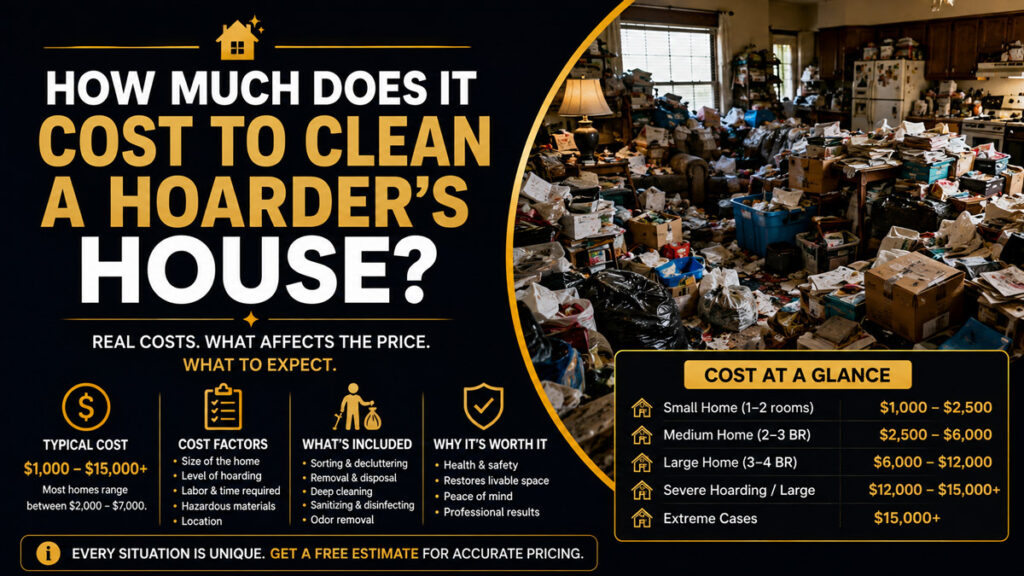 How much does it cost to clean a hoarder's house