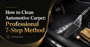 How to Clean Automotive Carpet