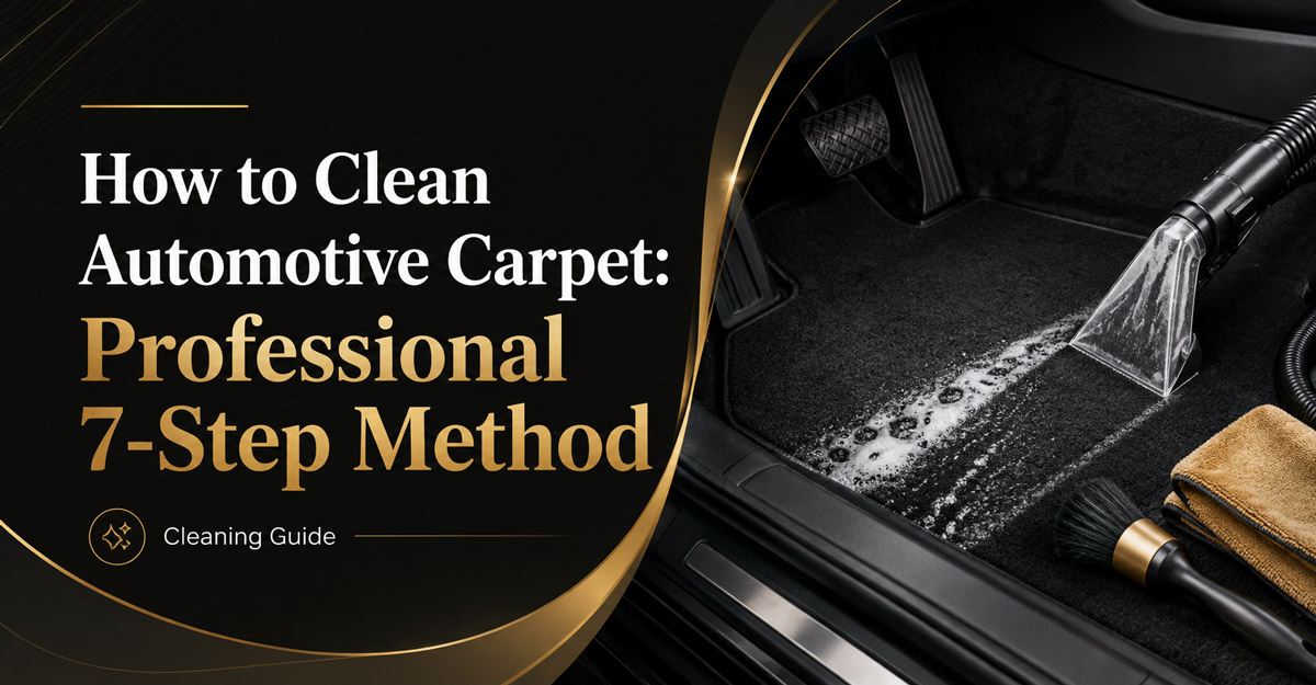 How to Clean Automotive Carpet