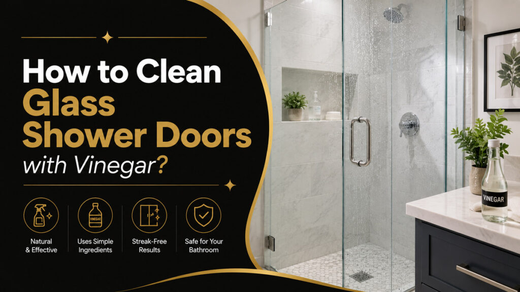 How to Clean Glass Shower Doors with Vinegar