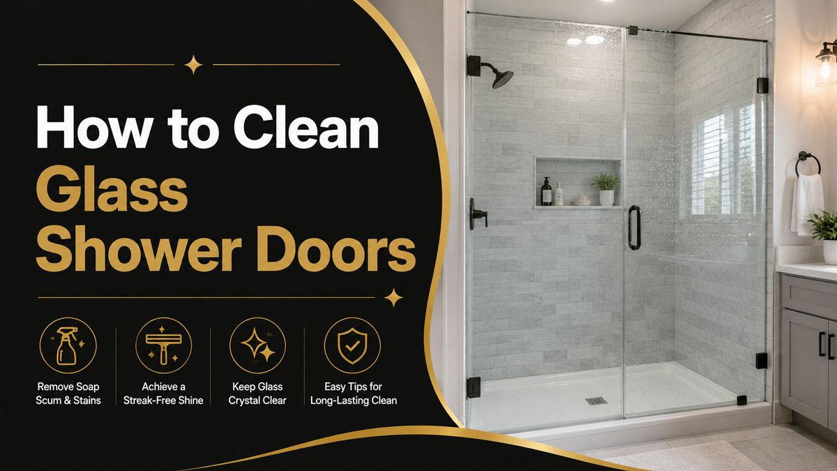 How to Clean Glass Shower Doors