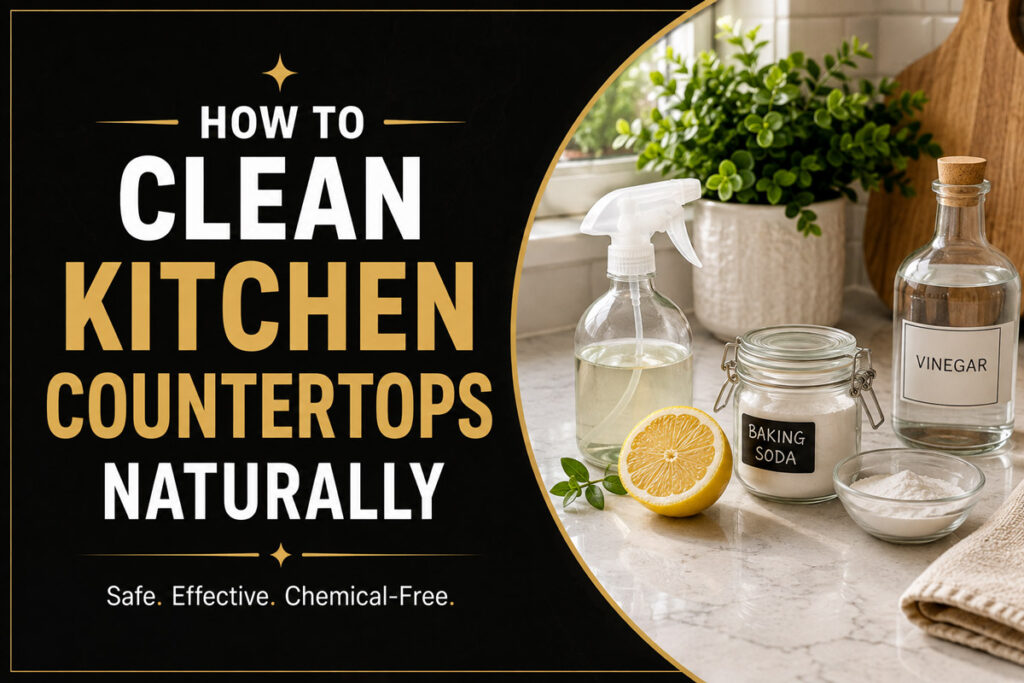 How to Clean Kitchen Countertops Naturally