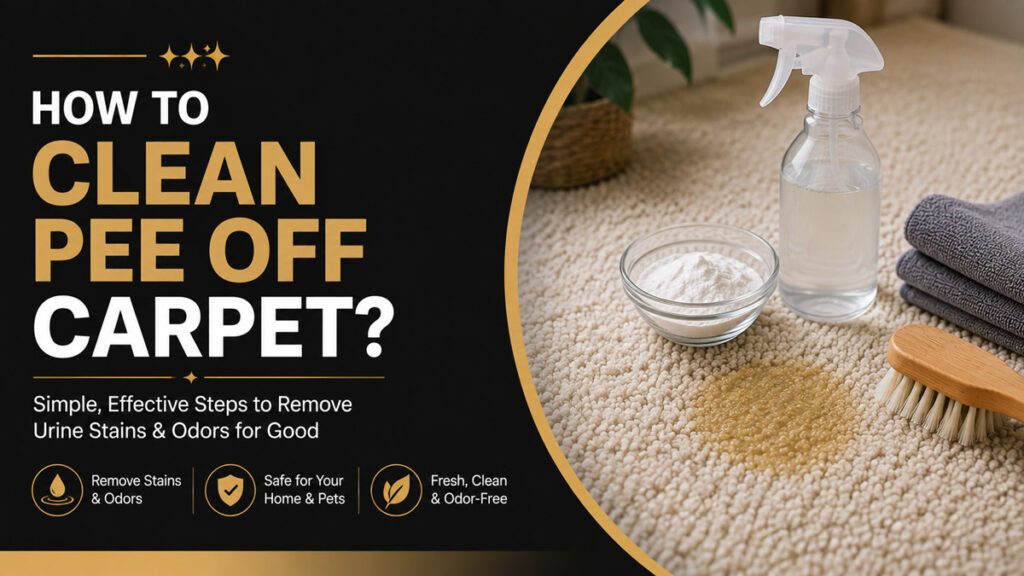 How to Clean Pee Off Carpet