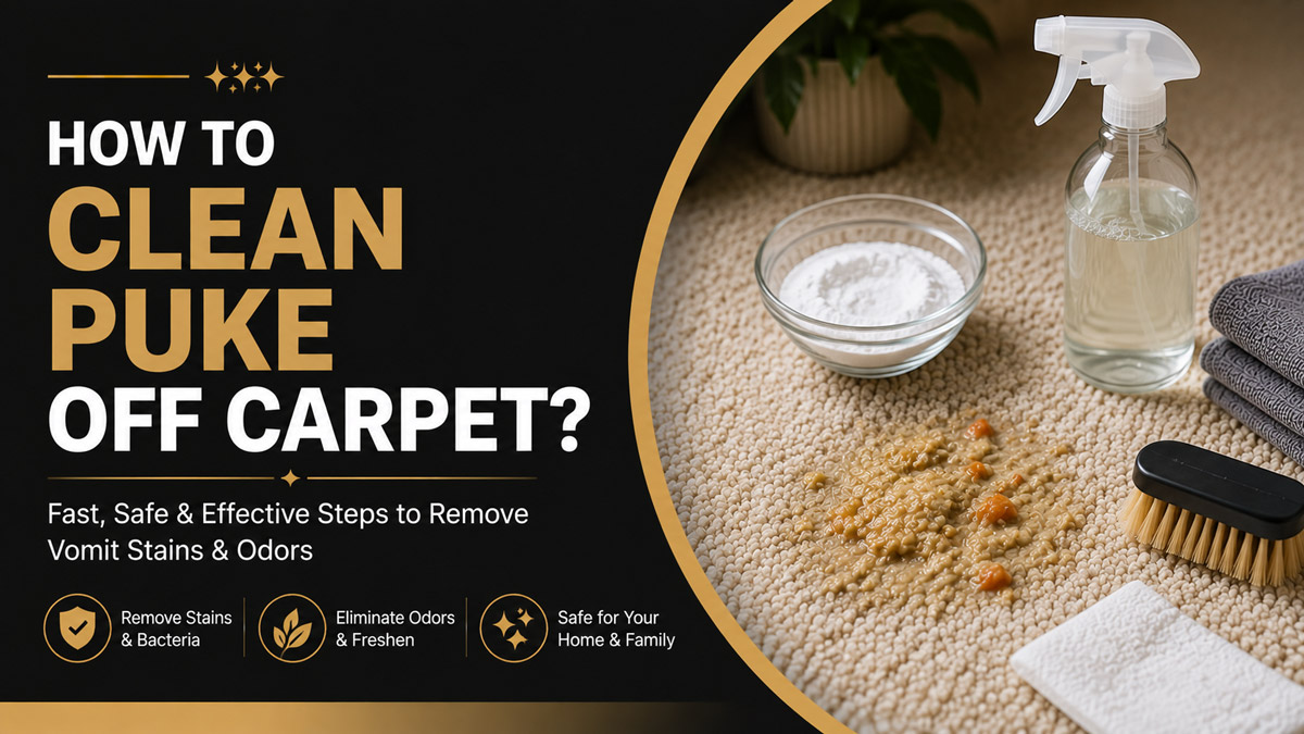 How to Clean Puke Off Carpet