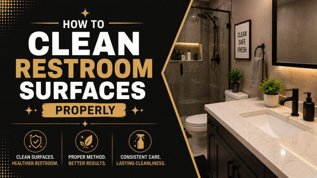 How to Clean Restroom Surfaces Properly