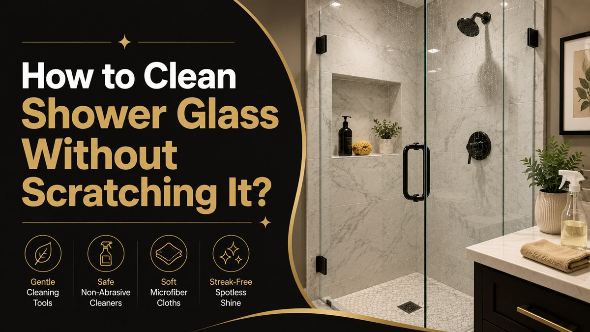 How to Clean Shower Glass Without Scratching It