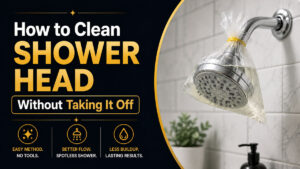 How to Clean Shower Head Without Taking It Off