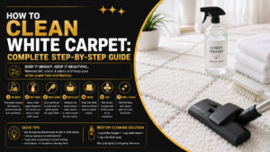 How to Clean White Carpet: