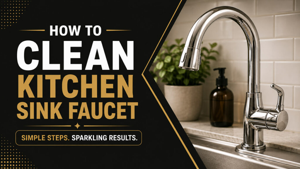 How to Clean a Kitchen Sink Faucet
