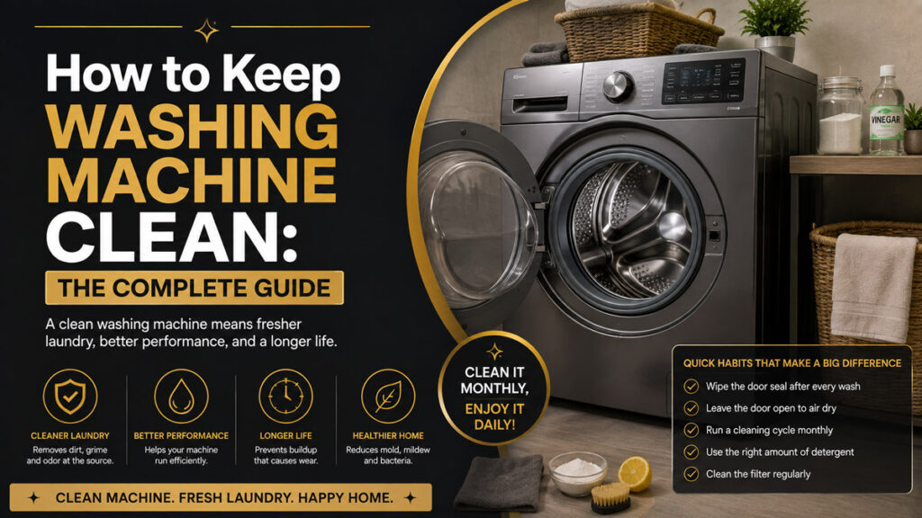 How to Keep Washing Machine Clean