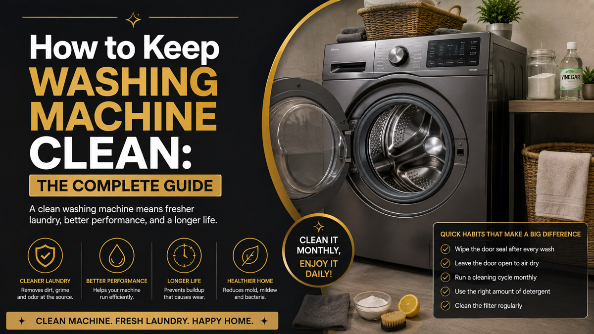 How to Keep Washing Machine Clean
