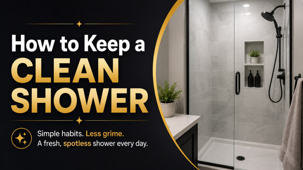 How to Keep a Clean Shower