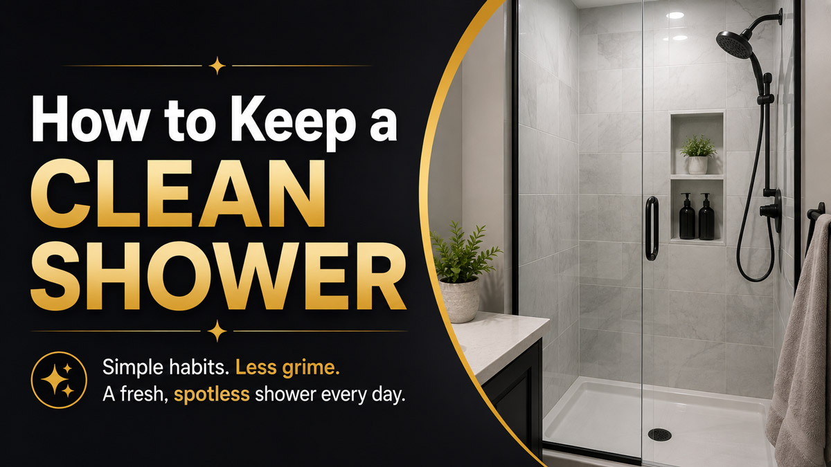 How to Keep a Clean Shower