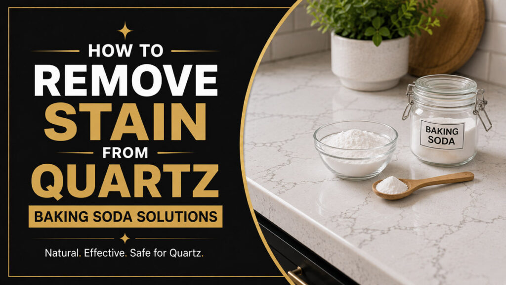 How to Remove Stain from Quartz Baking Soda Solutions
