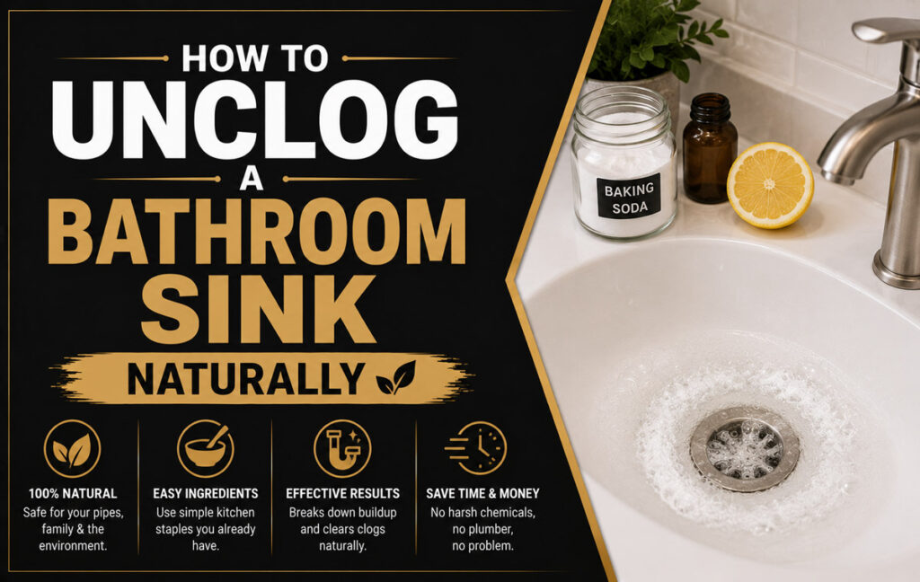 How to Unclog a Bathroom Sink Naturally