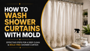 How to Wash Shower Curtains with Mold