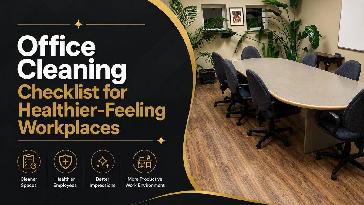 Office Cleaning Checklist for Healthier-Feeling Workplaces