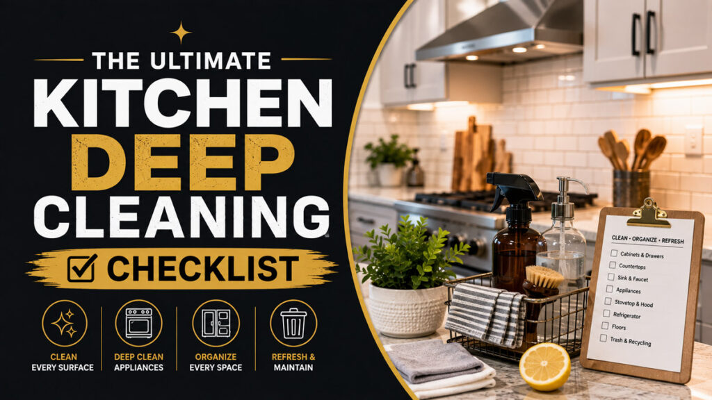 The Ultimate Kitchen Deep Cleaning Checklist