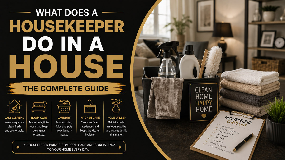 What Does a Housekeeper Do in a House