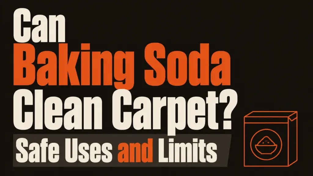 can baking soda clean carpet