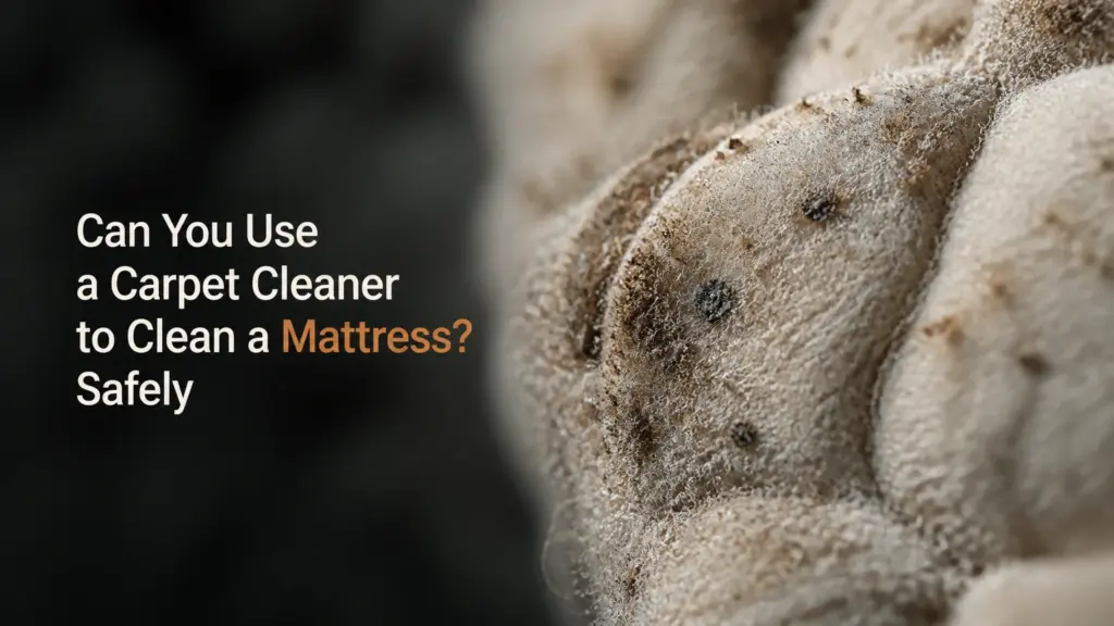 can you use a carpet cleaner to clean a mattress