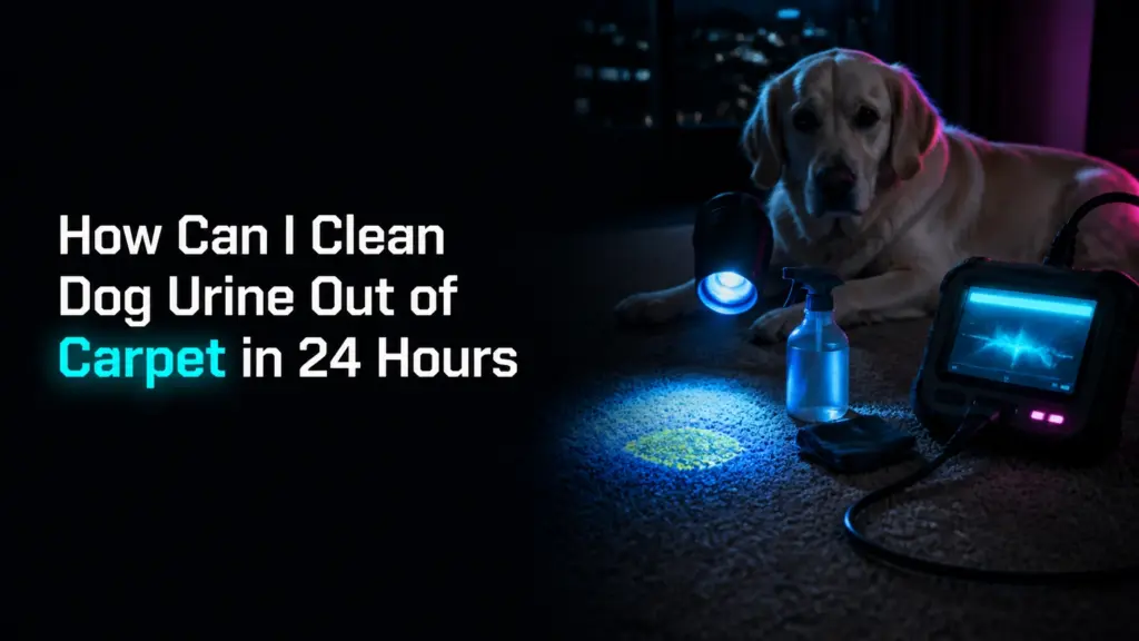 how can i clean dog urine out of carpet