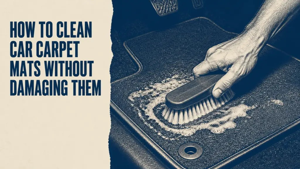 how to clean car carpet mats