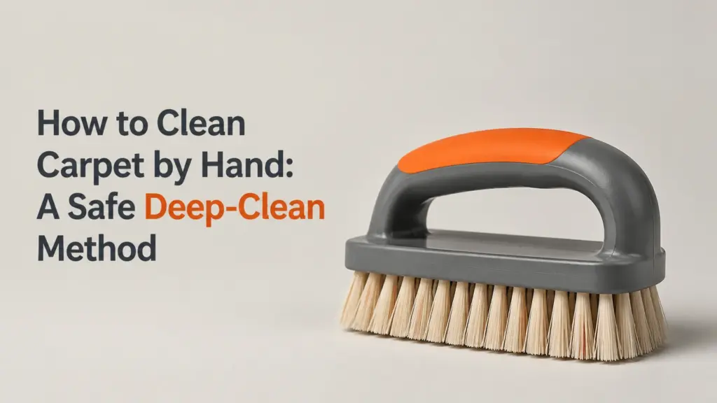 how to clean carpet by hand