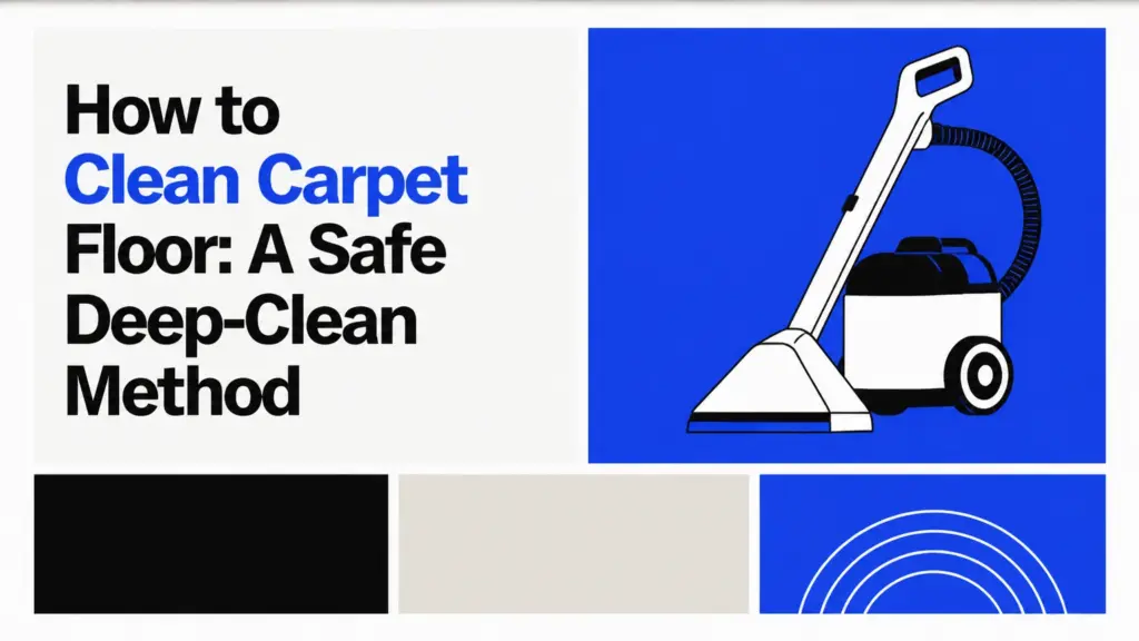 how to clean carpet floor