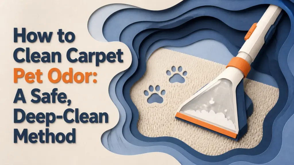 how to clean carpet pet odor