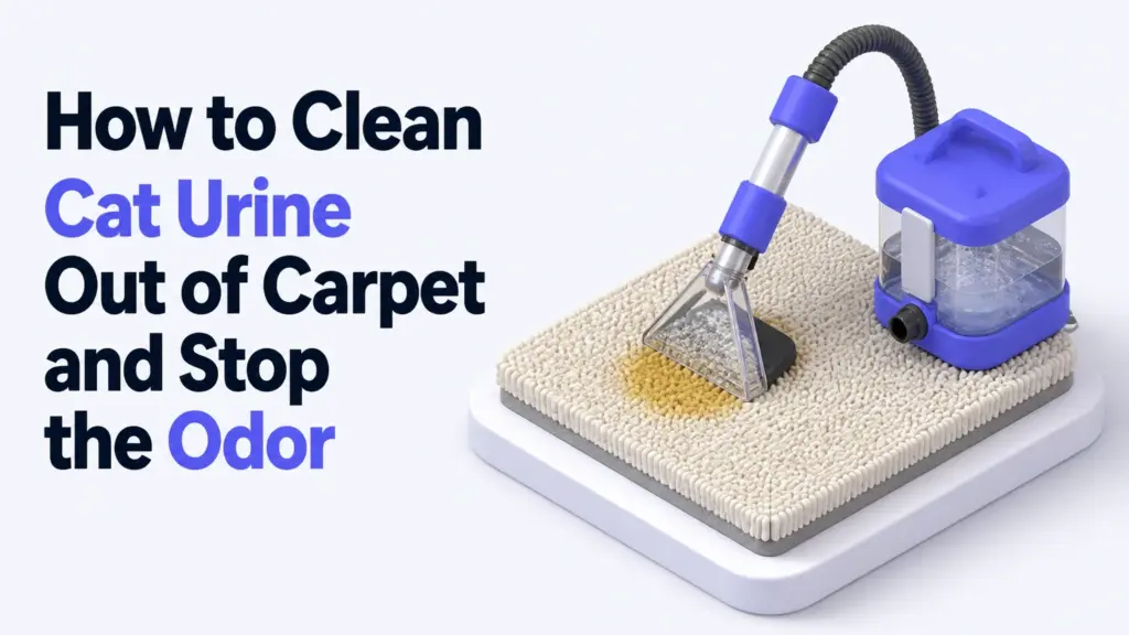 how to clean cat urine out of carpet