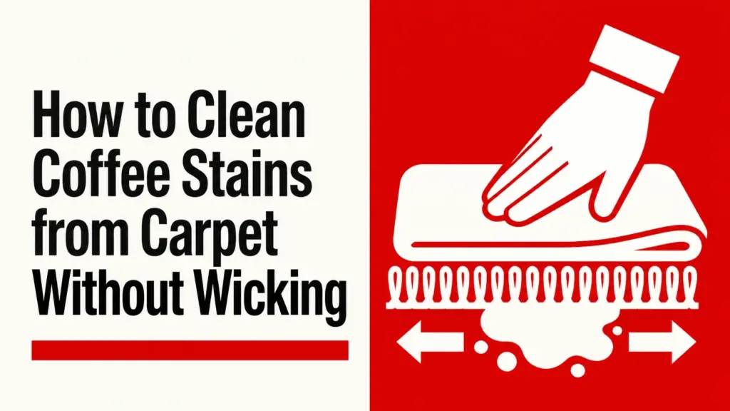 how to clean coffee stains from carpet