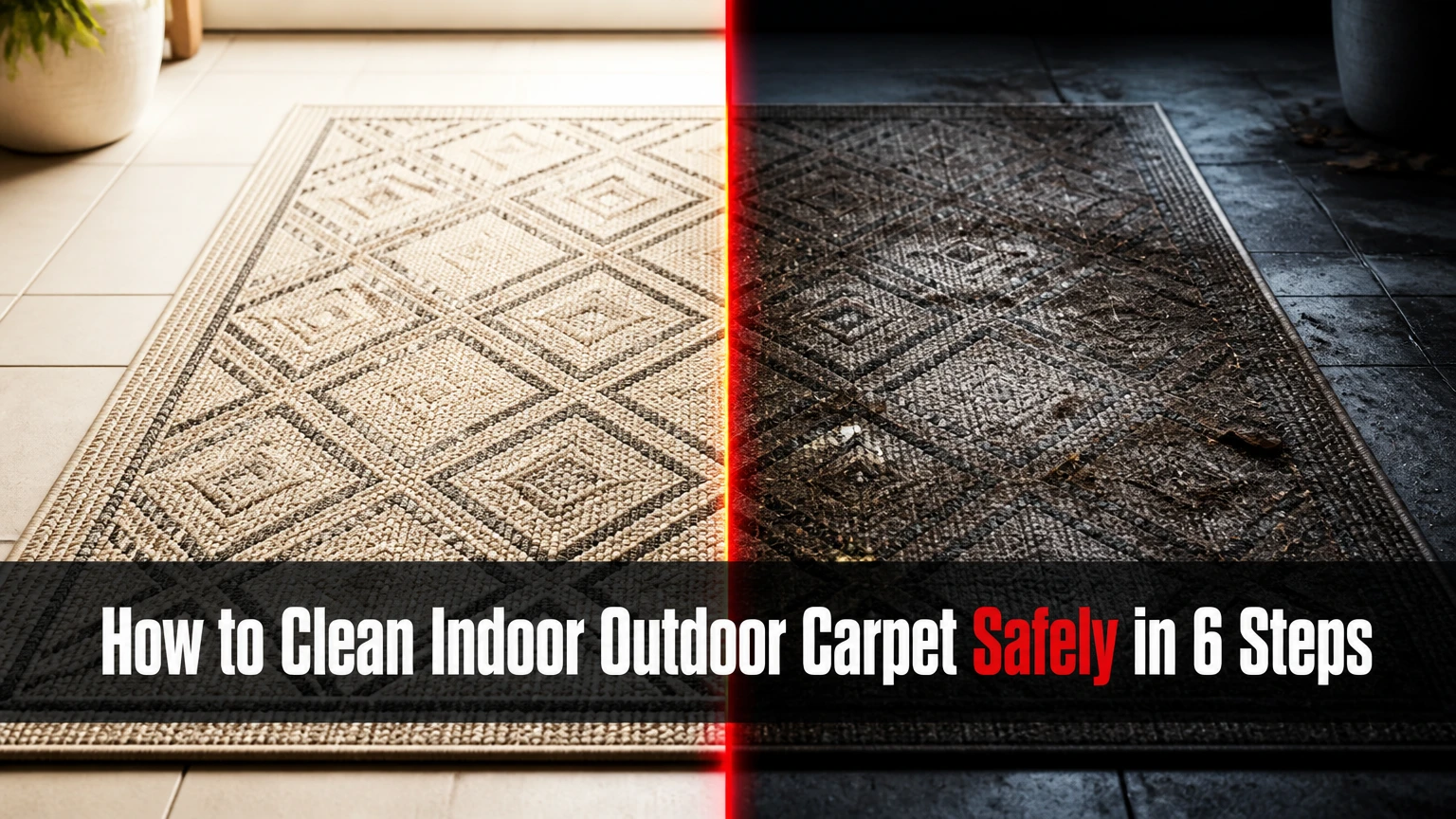 how to clean indoor outdoor carpet