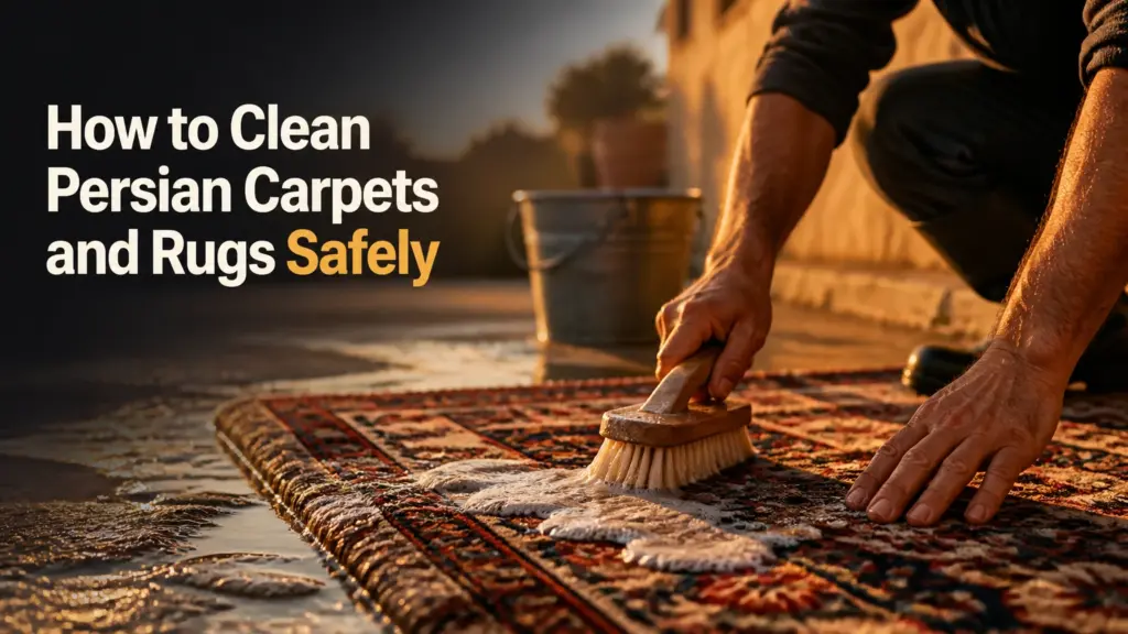 how to clean persian carpets and rugs