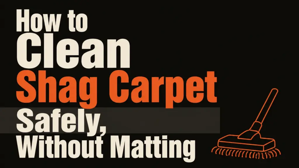 how to clean shag carpet